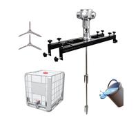 Agitador de aire, mezclador neumático de tanque, capacidad de agitación: 1000 l, tamaño ajustable for materiales de recubrimiento de pintura y líquidos viscosos.(Largefivecylinders)