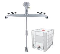 Agitador de aire, mezclador neumático de tanque de 1 tonelada, mezclador de pintura neumático, equipo de mezcla de pintura for agitador de disolvente de tinta(H004)