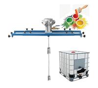 Agitador de aire, mezclador neumático, máquina mezcladora de pintura, hélice plegable, clip de mezcla de aire, mezclador de pintura, mezclador de aire de pigmentos con soporte colgante