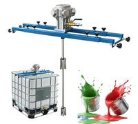 Agitador de aire para IBC, Mezclador de pintura neumático de 275 galones, Acero inoxidable, Cuchilla plegable, Para tanque IBC de 1000 L para adhesivo, lubricante, pintu(Large 5 Cylinders)