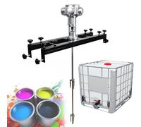 Agitador de aire para tanque IBC, mezclador de pintura neumático, mezclador de pintura de soporte, capacidad de agitación de 1000 L, el impulsor se retrae automáticamente, para agitar pintura