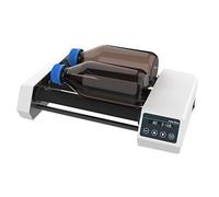 Agitador de botellas de reactivo de laboratorio, mezclador digital con 4 rodillos, velocidad ajustable 20-80 rpm, tiempo de 1 min a 23h59 min, modos continuos para pruebas biológicas y químicas
