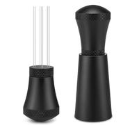 Agitador de Café Espresso Agitador Aguja de Café 7 Agujas de 0.35mm Diseño Desmontable de Aluminio con Base Accesorio para Espresso Profesional