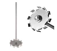 Agitador de disco de dispersión de acero inoxidable 304, diámetro del agitador de 30 a 150 mm - 1,18 a 5,91 pulgadas, varillas de agitación mecánicas de laboratorio, 1 pieza(90x300mm/3.54x11.81in)