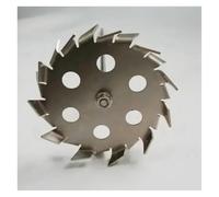 Agitador de hélice con palas de acero inoxidable, Tipo placa del diente acero inoxidable SUS304 de la dispersión agitación con el agujero desviación 50-180m m(Stir Plate Only 90mm)