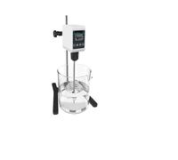 Agitador de laboratorio de alta potencia compatible con JOANLAB, agitador de cabeza eléctrico con pantalla digital, 5/10 l, 1200 rpm, 110/220 V, OS-10S(OS-10S(LCD 10L),AU Plug)