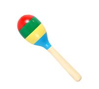 Agitador de madera Sonajero de mano Instrumento musical de percusión Maracas Juguete de percusión Instrumentos Orff Martillo de de madera maciza Maracas de madera maciza
