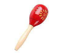 Agitador de madera Sonajero de mano Instrumento musical de percusión Maracas Juguete de percusión Instrumentos Orff Martillo de de madera maciza Maracas de madera maciza