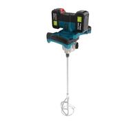 Agitador de mortero de color con batería de 12 V, 6 velocidades ajustables, 1200 W, mezclador electrónico para materiales de construcción en polvo, mezclador de hormigón portátil con 1 cargador y 2