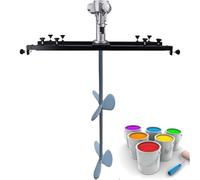 Agitador De Pintura Neumático, Máquina Automática Para Agitar Pintura, Velocidad De 0-1800 RPM, Con Impulsor Forrado De Plástico, Para Agitar Y Mezclar Soluciones De Recubrimiento De Ácido Y Álcali Fu