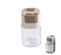 Agitador de sal y pimienta - Coctelera, resistente al polvo | Resistente a la humedad, vidrio herbario hermético para la cocina con fórmula cuantitativa para pimienta negra, azúcar y especias