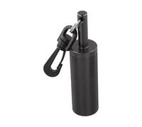 Agitador de sonajero de señal subacuática en aleación de aluminio para comunicación de amigos de buceo y conciencia ambiental durante la inmersión (gris)