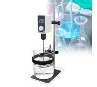 Agitador De Techo De 10 L/20 L, 50-1500 Rpm, 8000/16000 MPas, Temporizador De 24 Horas + Pantalla Digital + Perilla, Agitador Eléctrico Para Líquidos Como Pinturas, Tintes Y Reactivos.,20L