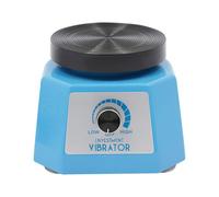 Agitador de yeso para laboratorio dental, 70 W, aluminio, 10 cm, color azul | Velocidad regulable sin niveles, 4 patas amortiguadoras, motor de cobre, para modelos de yeso, tecnología dental