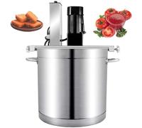 Agitador eléctrico de alimentos, mezclador automático de acero inoxidable con velocidades ajustables para olla caliente, mermelada, salsa y preparación de llenado