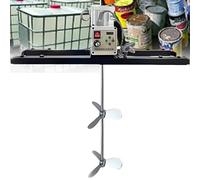 Agitador EléCtrico Industrial Ibc De 2100 W, Mezclador De Pintura Ibc, Mezclador De Tanque, Con SuspensióN De Soporte, Varilla Y Cuchilla De Acero Inoxidable, HéLice Plegable, Para Agitador De B