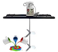 Agitador EléCtrico Para Tanques Ibc, Mezclador Ibc De 1 Tonelada/1000 L, MáQuina Mezcladora De Pintura Con Varilla De Acero Inoxidable Ajustable De 75 Cm A 120 Cm E Impulsor Para Barriles Ibc C