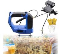 Agitador eléctrico portátil de mano con marco de colmena con batería recargable y velocidades de vibración ajustables para apicultura