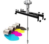 Agitador Ibc, máquina mezcladora de tanque, mezclador de pintura neumático, máquina agitadora de pintura con colgador de soporte, for agitador disolvente de tinta(Large5Cylinders)