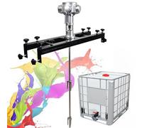 Agitador IBC, mezclador eléctrico de tanques, mezclador de pintura comercial con soporte, equipo de mezcla de pintura, for agitador de disolvente de tinta(Small5cylinders)
