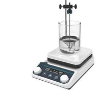 Agitador magnético, Agitador magnético termostático con pantalla digital, equipo de laboratorio placa calefactora, 5 l, 1500 rpm, HS8Pro para laboratorio
