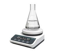 Agitador magnético con calefacción, pantalla digital, agitador termostático, placa calefactora de laboratorio, mezclador magnético de 2 litros