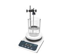 Agitador magnético con pantalla digital de calentamiento, agitador termostático, mezclador magnético de placa calefactora de laboratorio de 20 l Amplia gama de aplicaciones(HS5C(2L LCD))