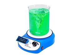 Agitador Magnético De 3000 Ml/5000 Ml Con Pantalla Digital Y Velocidad Ajustable. Mezclador Compacto Con Placa Calefactora Para Uso En Laboratorio, Químico Y Farmacéutico, 100-240V.(Basic3L)