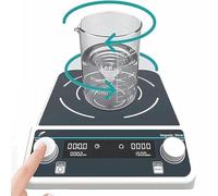 Agitador Magnético De Gran Capacidad De 5L A 50L Con Pantalla Digital Y Velocidad Regulable | Adecuado Para Aplicaciones De Mezcla En Laboratorio E Industria(10L)