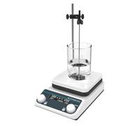 Agitador magnético de laboratorio con pantalla digital, mezclador termostático de calentamiento, placa calefactora de 5 l y 1500 rpm.(HS8C(5L LCD))