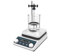 Agitador magnético de laboratorio con pantalla digital, mezclador termostático de calentamiento, placa calefactora de 5 l y 1500 rpm.(HS8Pro(5L LCD))