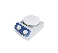 Agitador Magnético De Laboratorio con Placa Calefactora, Agitador De Laboratorio con Termostato Y Pantalla Digital, Equipo De Laboratorio De 1 L, 5 L, 1500 RPM, Amplia Ga(Blanco Y Azul-Dw-H)