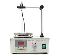 Agitador Magnético De Laboratorio De 1000 Ml, Mezclador Magnético con Regulación De Velocidad Continua Y Placa Calefactora Giratoria, Pantalla Digital, 0-2200 RPM, para L