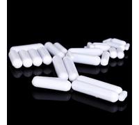 Agitador magnético de polietileno PTFE (10 unidades) - Varillas agitadoras de politetrafluoroetileno for uso en laboratorio(C250(D8xL25mm))