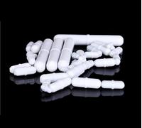 Agitador magnético de polietileno y PTFE, varillas agitadoras de politetrafluoroetileno for uso en laboratorio, 10 Uds.(B550(D9xL55mm))