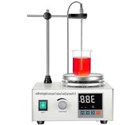Agitador magnético digital con velocidad y temperatura ajustables, mezclador de placa caliente de 1500 rpm para laboratorio y uso educativo