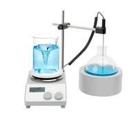 Agitador magnético Digital LCD for uso en laboratorio, manto calefactor eléctrico de 100ml, 250ml, 500ml y 1000ml,Placa calefactora(MS-H280-B500)