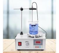 Agitador magnético genérico con pantalla digital, barra agitadora magnética, máx. 2400 RPM, apto for experimentos científicos.