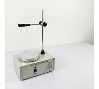 Agitador magnético HJ-1 sin calefacción (Placa de aluminio) | Versión con soporte opcional - Regulación velocidad continua 0-2400 RPM, Motor 25W para laboratorio/educación(Stent)