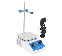 Agitador Magnético Mezclador de Placa Calefactora de 100-1600 RPM con Placa Calefactora de Potencia de Calentamiento de 180 W Agitador Magnético para Soporte de Laboratorio