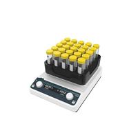 Agitador Magnético, Mezclador Multitubo con Pantalla Digital, Agitador Multimuestra De Laboratorio, Equipo De Laboratorio, Oscilador De 3000 Rpm-White-VM-600Max