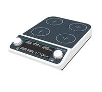 Agitador magnético multiposición, control síncrono/asincrónico, pantalla LED, velocidad ajustable 50-1500 RPM, temporizador 1min-19h59min, 4/6/9 estaciones