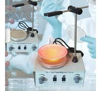 Agitador Magnético, Placa Calefactora Laboratorio Agitador Magnético EquipoLaboratorio Mezclador 300W Con Placa Calefactora Mezclador 0 A 2200 RPM Con Soporte Para Mezclar Líquidos En El Laboratorio