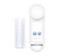 Agitador magnético portátil para pruebas de calidad del agua, mezclador de laboratorio inteligente de arranque de un solo toque con luz LED, funcionamiento manos libres alimentado por pilas