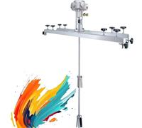 Agitador mezclador de pintura neumático 1T, máquina agitadora de pintura de 0,6-0,8 mpa, hélice plegable, con colgador de soporte, for agitador de disolución de tinta
