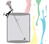 Agitador mezclador de pintura neumático para bidones de 50 galones: máquina mezcladora neumática, batidor de pintura de alta resistencia, herramienta de mezcla eficiente para pinturas, recubrimientos