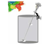 Agitador neumático con clip, 55 galones, 3/4 HP, capacidad de mezcla: 400 L, impulsor de tres aspas de aleación de aluminio, for materiales de recubrimiento de pintura y tinta líquida.