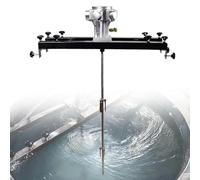 Agitador neumático for tanque IBC, aire for agitar soluciones de viscosidad media alta, mezcladora, con soporte retráctil(Small5cylinders)