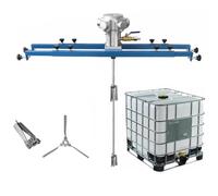 Agitador Neumático Ibc, Mezclador De Pintura Neumático De 265 Galones, Diámetro Del Impulsor De 250 Mm, Adecuado Para Mezclar Pinturas En Aerosol, Recubrimientos Y Soluciones De Alta Viscosidad.