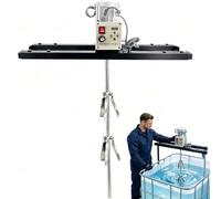 Agitador Neumático Ibc, Mezclador De Tanque Neumático Profesional De 2100 W, Ajuste De Velocidad De 200 A 3000 Rpm, Capacidad De Agitación De 1000 L, Para Pinturas Acuosas, Tintas, Pegamentos